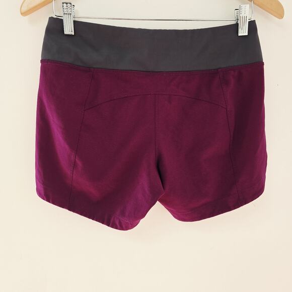 Goal Five Athletic Shorts S Womens Fast Free Purple Stretch Running Workout - Picture 5 of 11